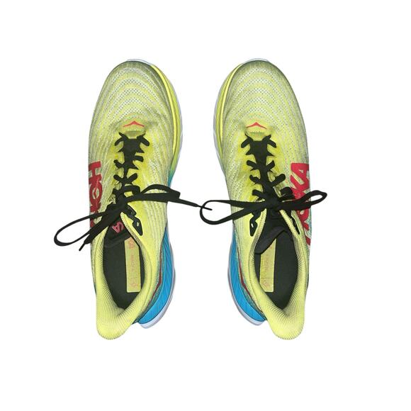 HOKA Mens Hoka One One Mach 5 Evening Primrose Scuba Blue Size 13D - Picture 5 of 7